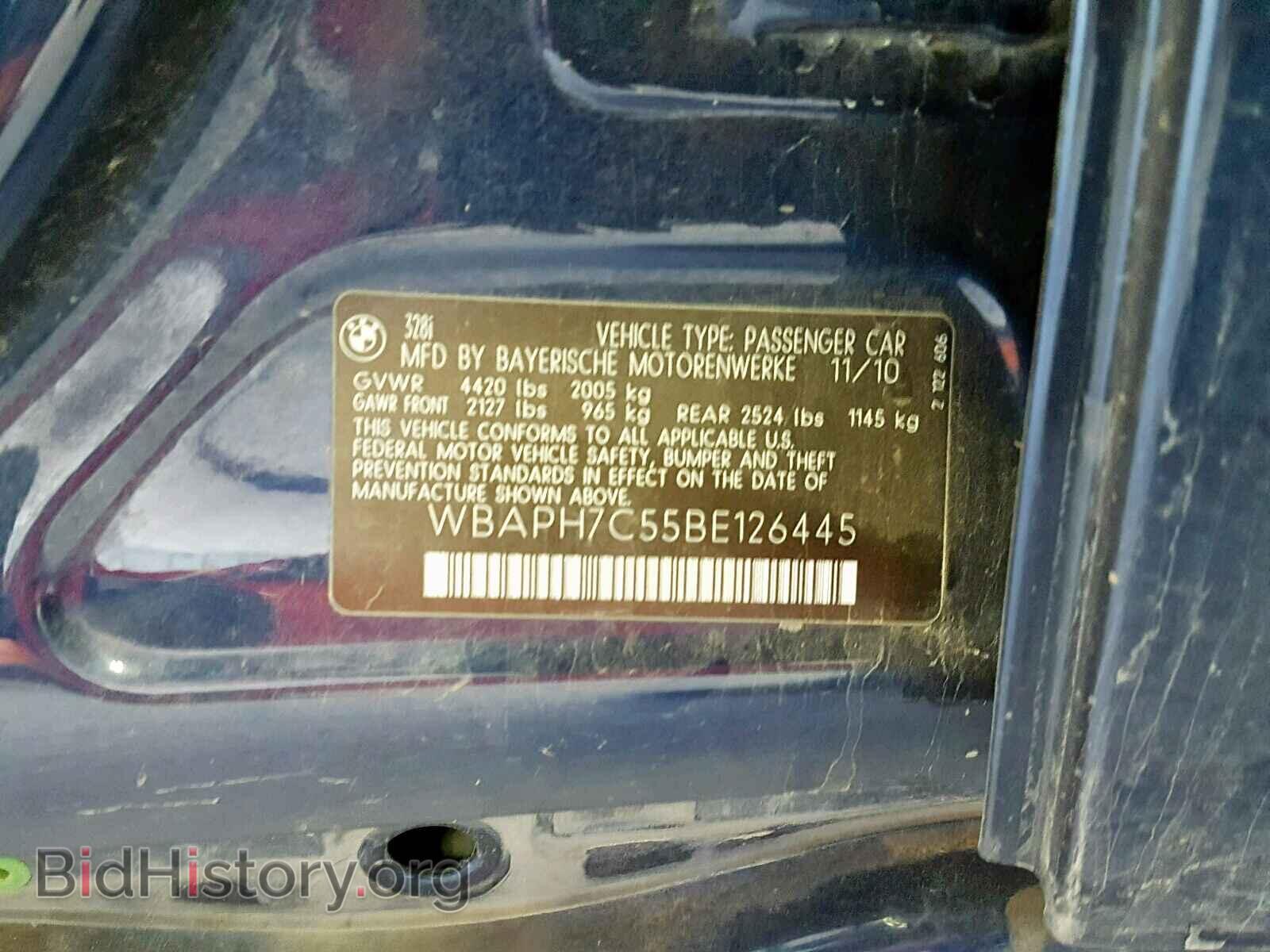 2011 BMW 328 I - VIN: WBAPH7C55BE126445 - Фото 10