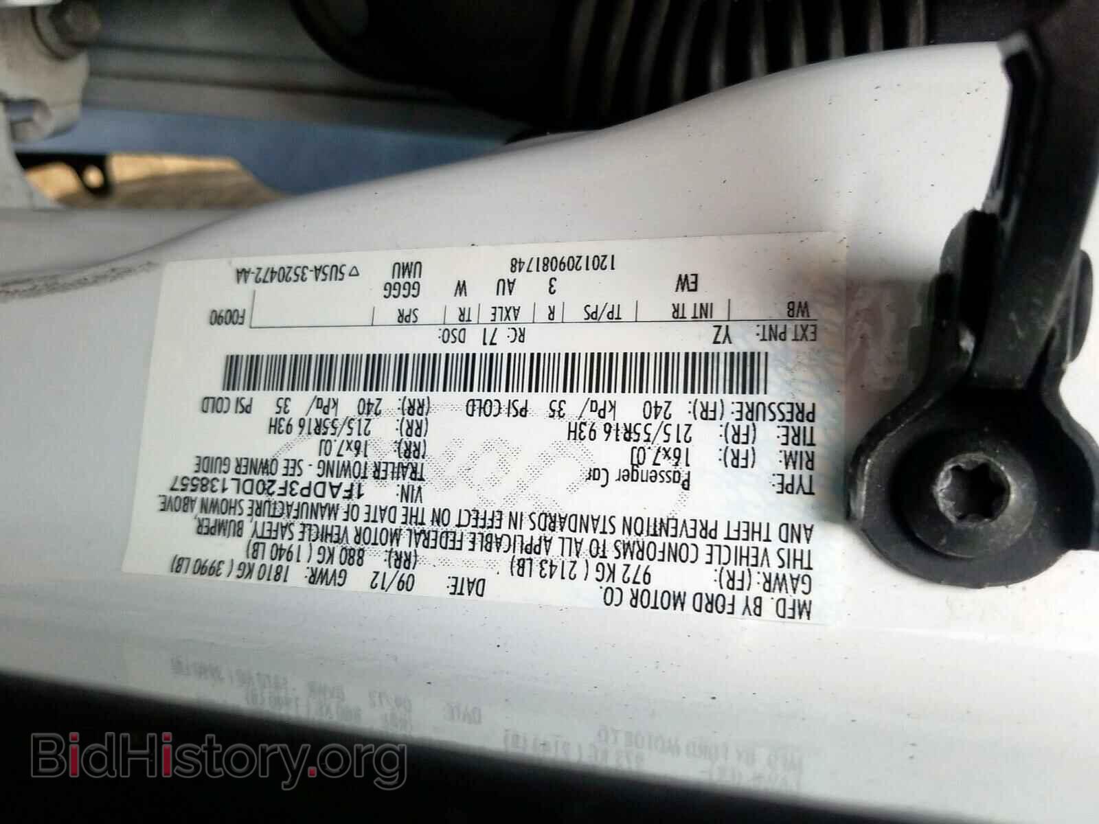 2013 FORD FOCUS - VIN: 1FADP3F20DL138557 - Photo 10