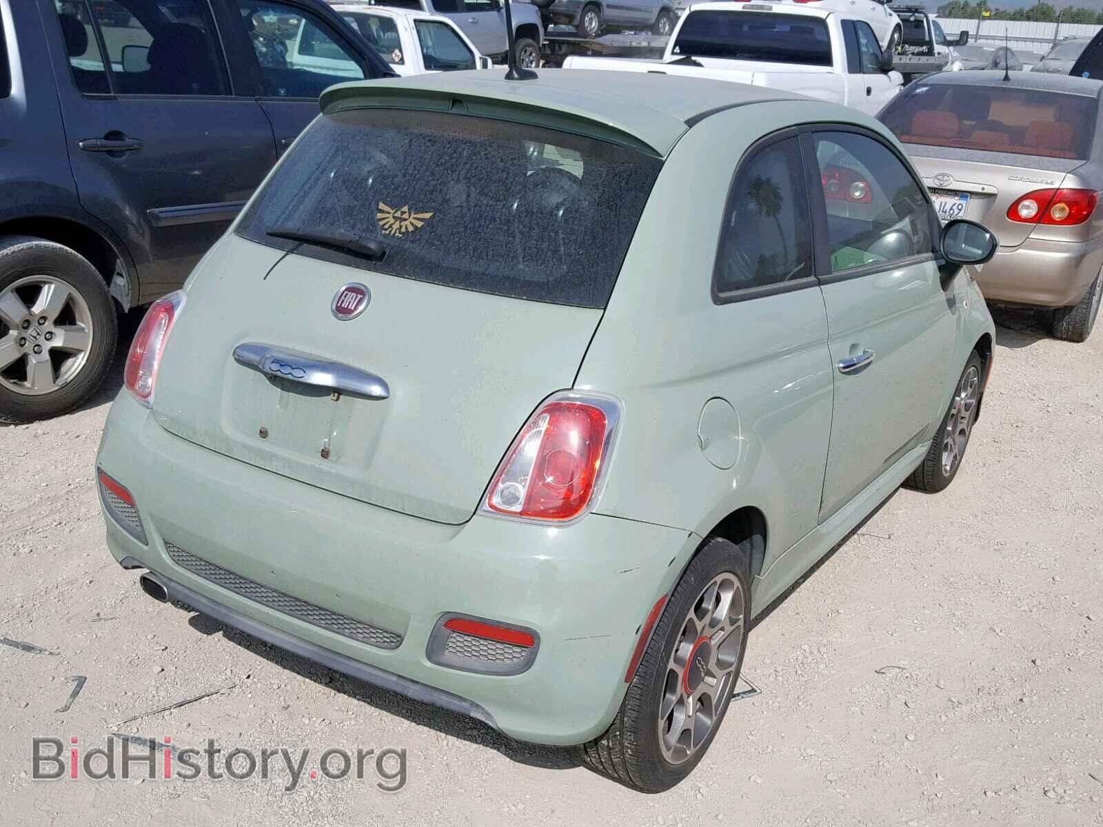 2012 FIAT 500 - VIN: 3C3CFFBR3CT211487 - Фото 4
