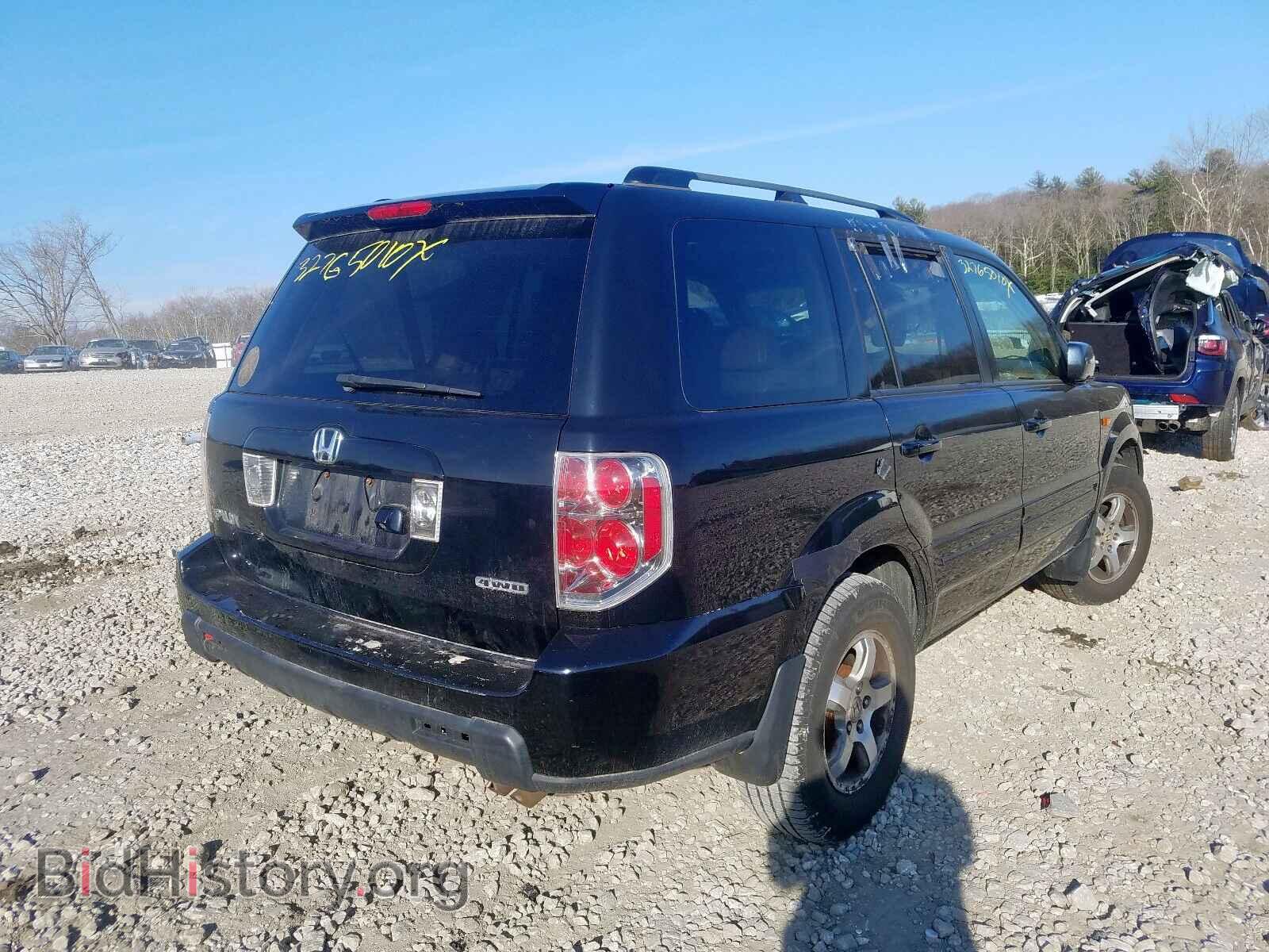 2006 HONDA PILOT - VIN: 2HKYF18736H552032 - Фото 4