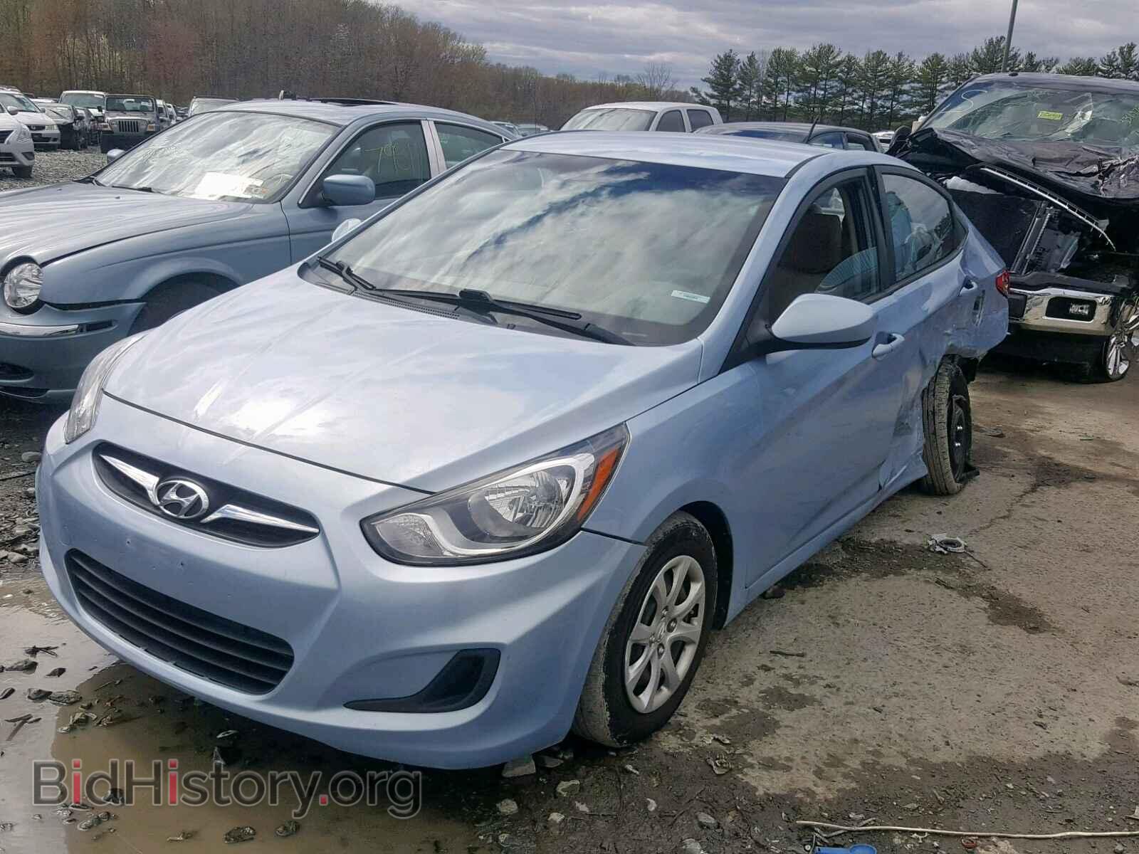 2014 HYUNDAI ACCENT - VIN: KMHCT4AE4EU687372 - Фото 2