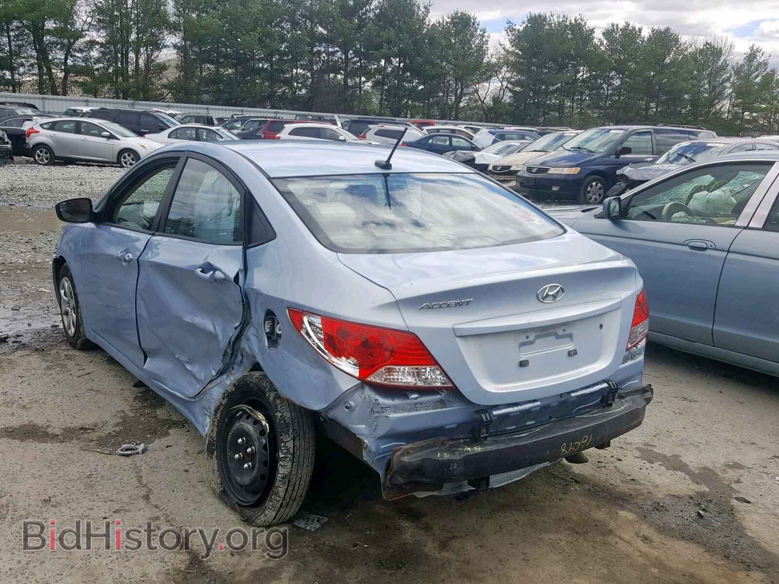 2014 HYUNDAI ACCENT - VIN: KMHCT4AE4EU687372 - Фото 3