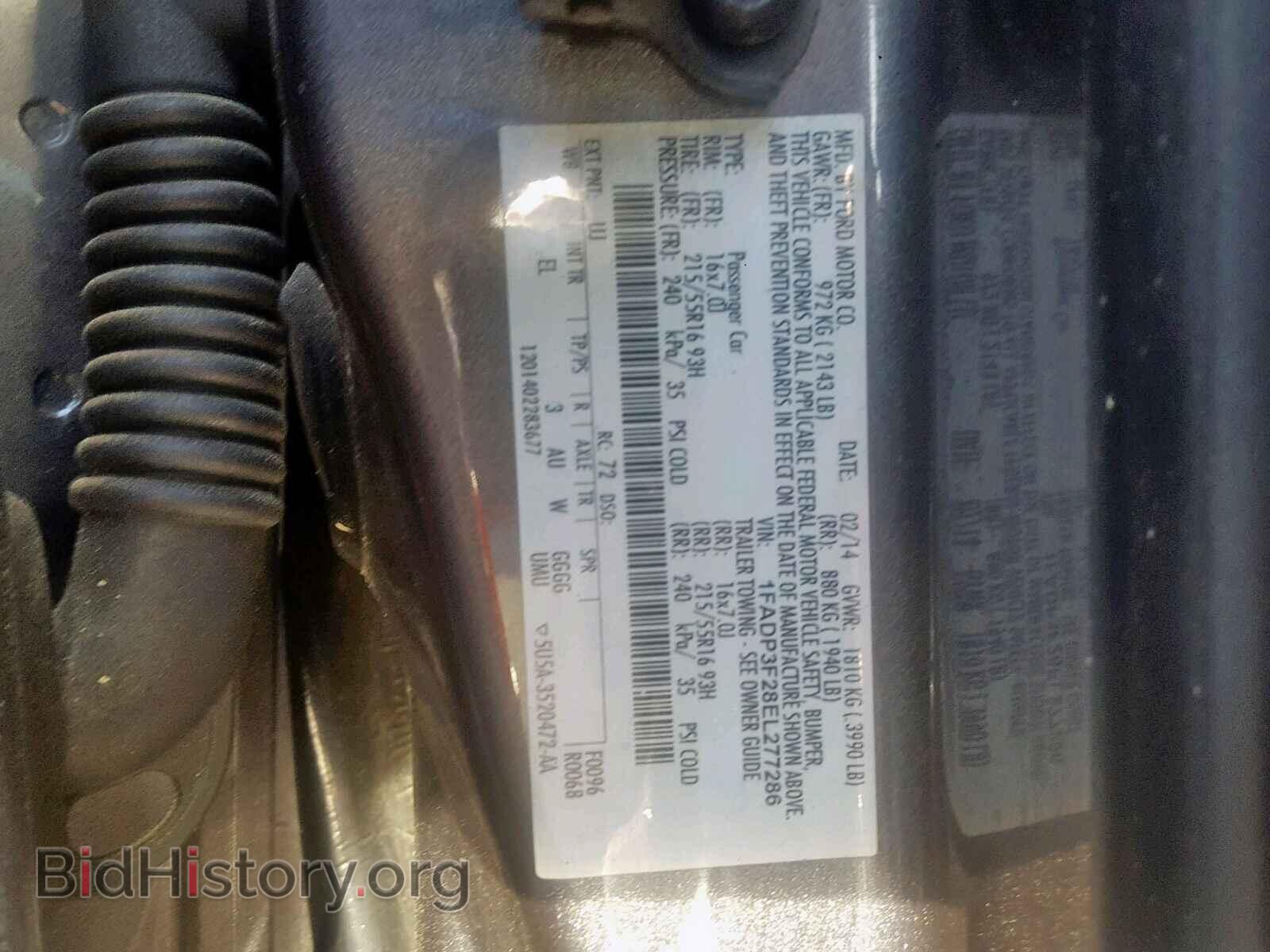 2014 FORD FOCUS SE - VIN: 1FADP3F28EL277286 - Фото 10