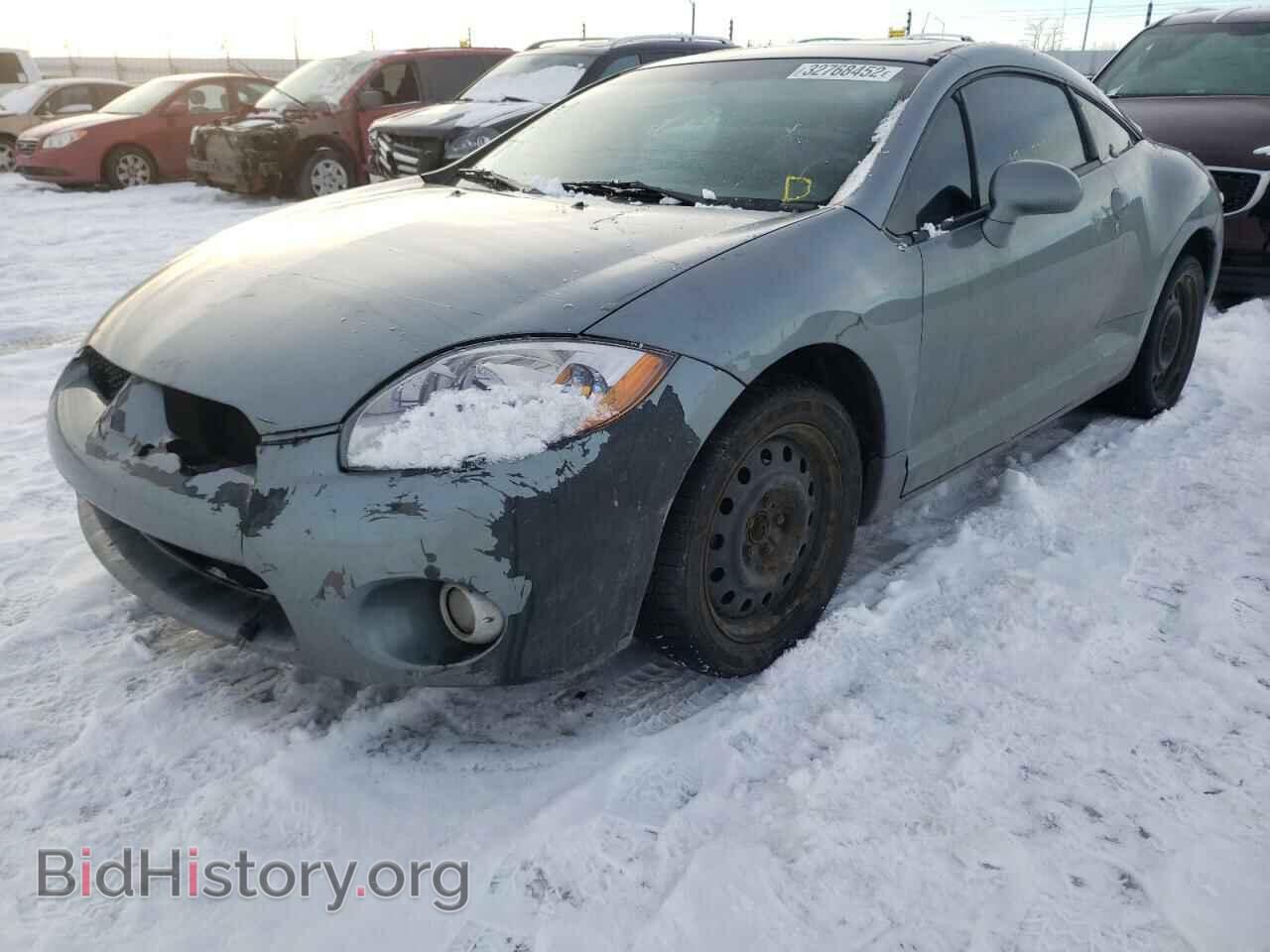 2007 MITSUBISHI ECLIPSE - VIN: 4A3AK34T37E603216 - Фото 2