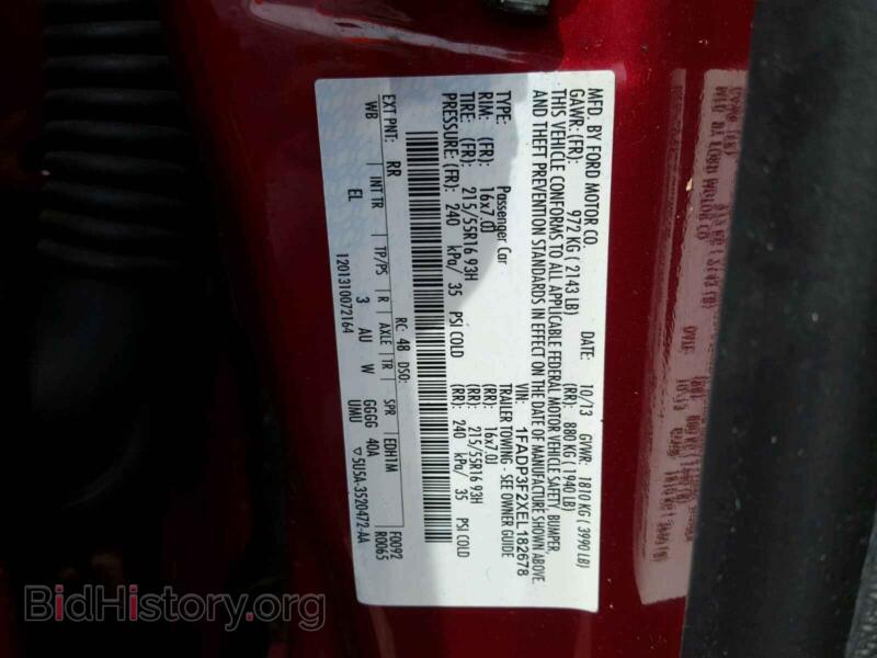 2014 Ford FOCUS (VIN 1FADP3F2XEL182678) — photo 10 of 10