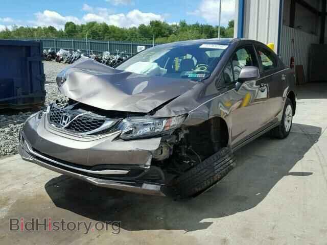 2013 HONDA CIVIC - VIN: 2HGFB2F55DH563468 - Фото 2