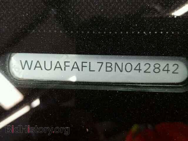 2011 AUDI A4 - VIN: WAUAFAFL7BN042842 - Фото 10
