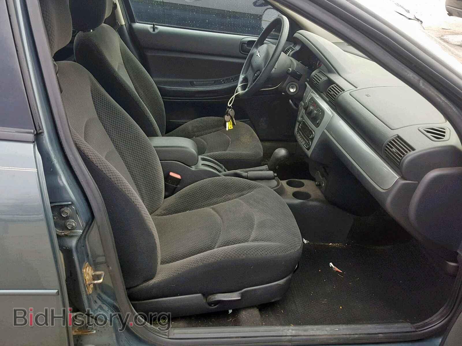 2006 CHRYSLER SEBRING - VIN: 1C3EL56R86N125439 - Фото 5