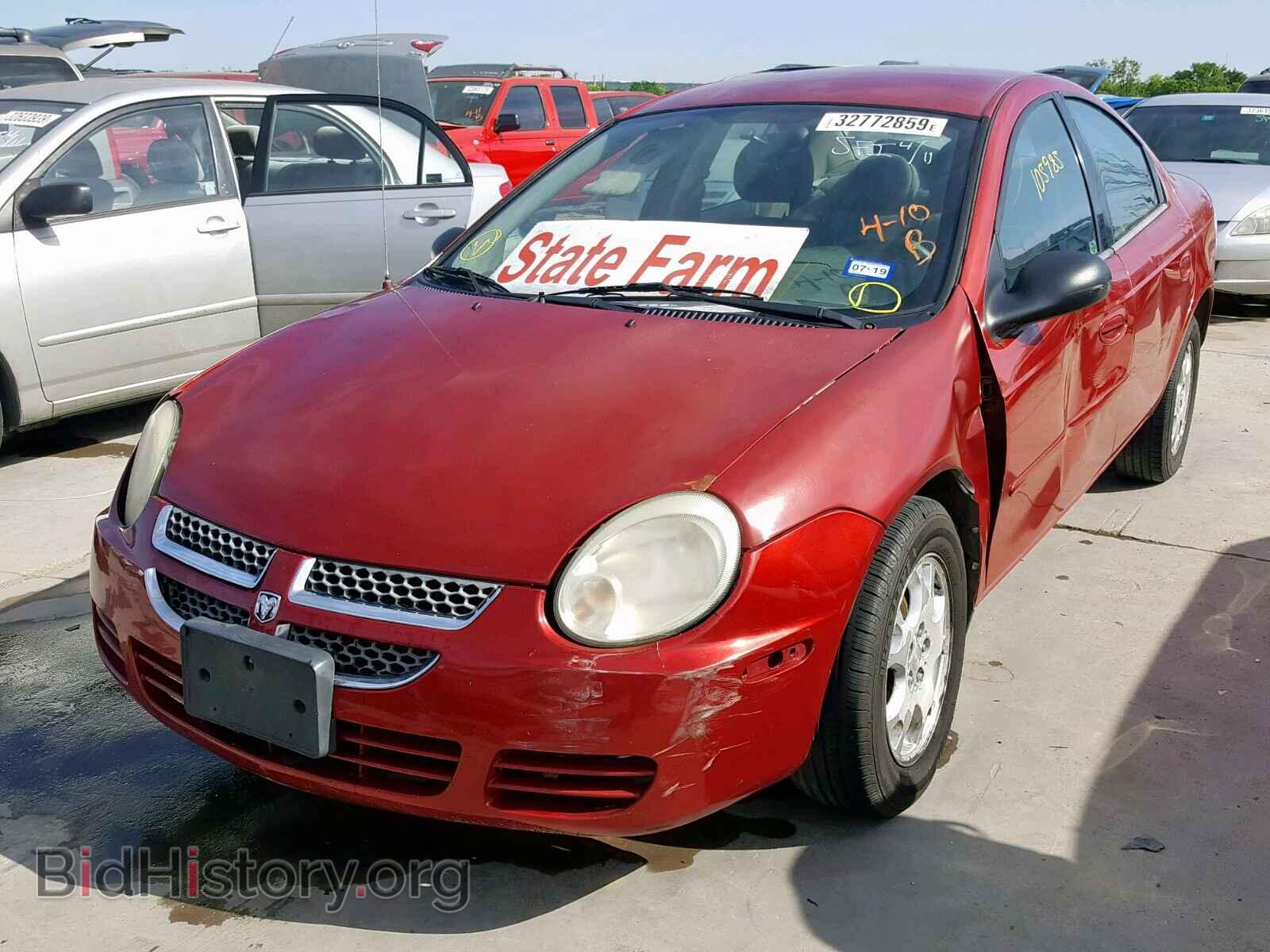 2005 DODGE NEON - VIN: 1B3ES56C05D228273 - Фото 2
