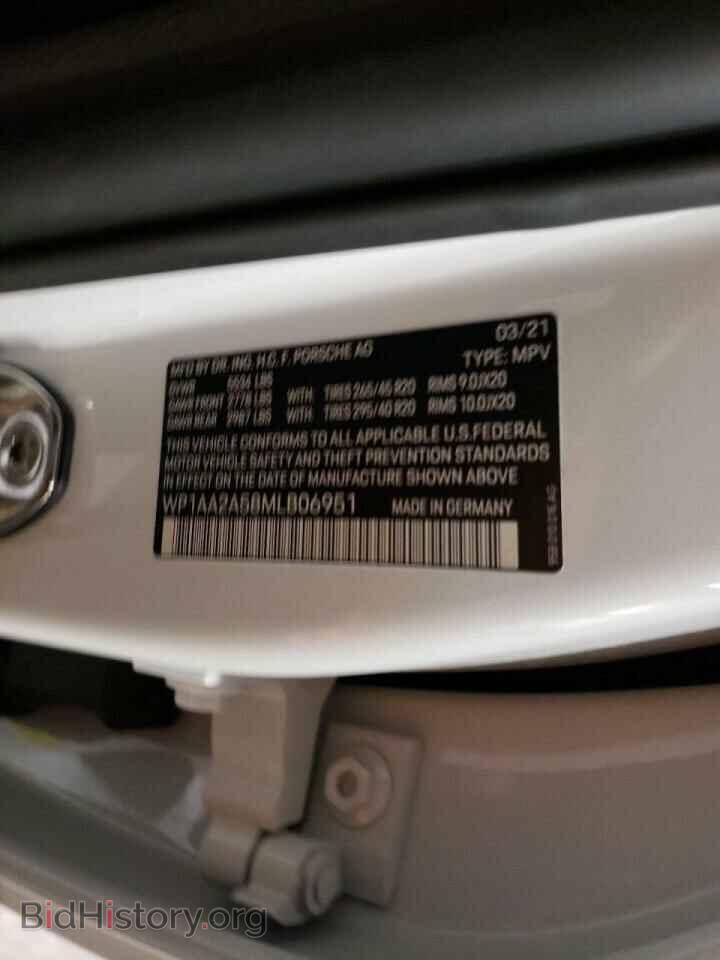 2021 PORSCHE MACAN - VIN: WP1AA2A58MLB06951 - Photo 10