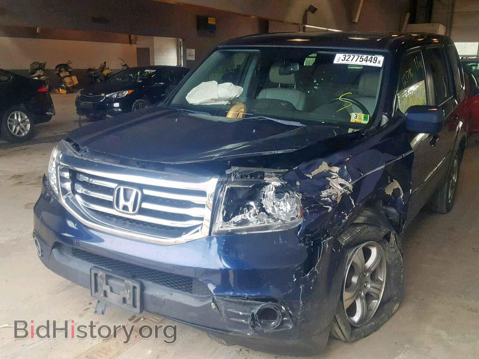 2014 HONDA PILOT EXL - VIN: 5FNYF4H55EB014946 - Фото 2