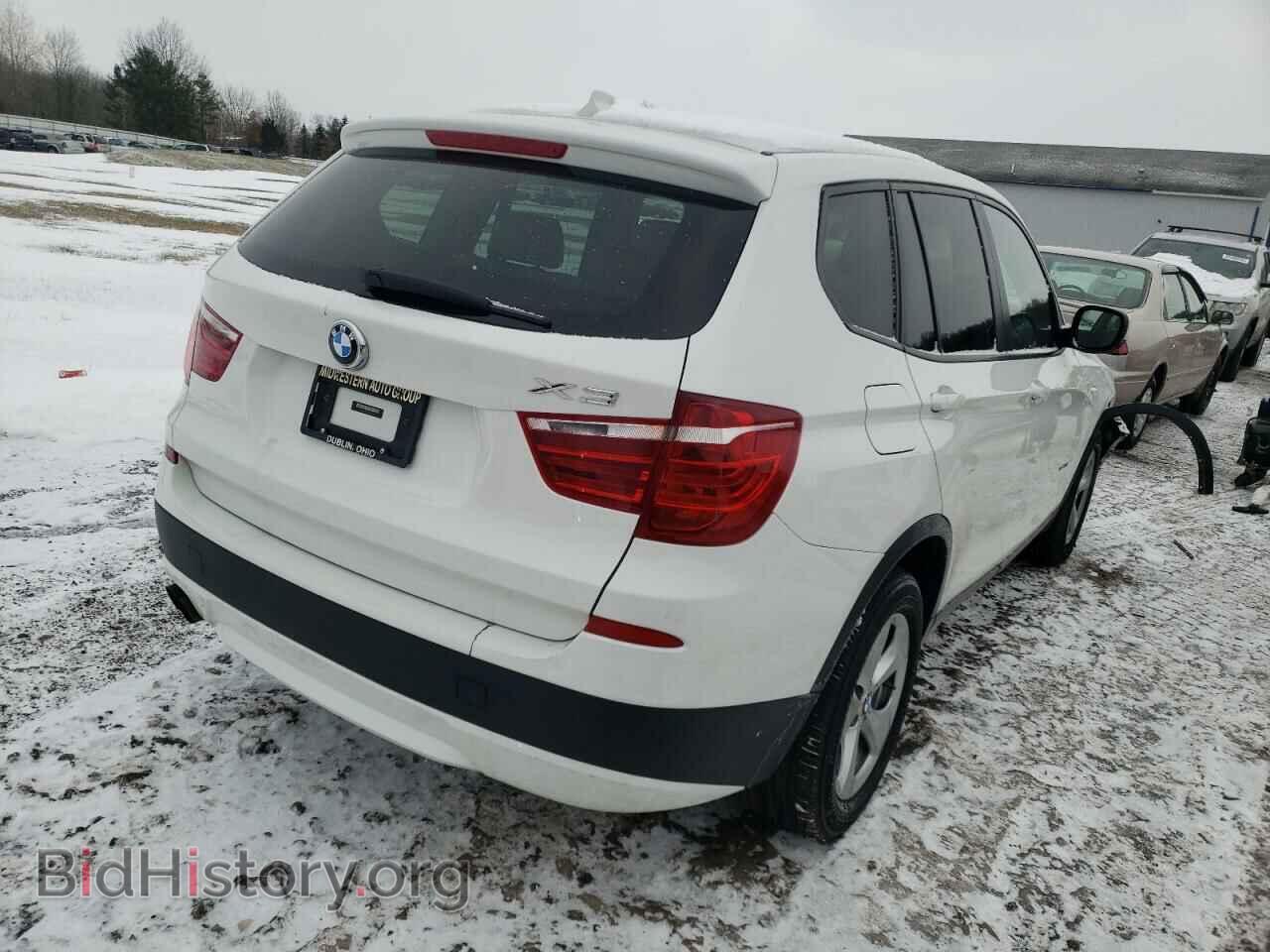 2012 BMW X3 - VIN: 5UXWX5C58CL722795 - Фото 4