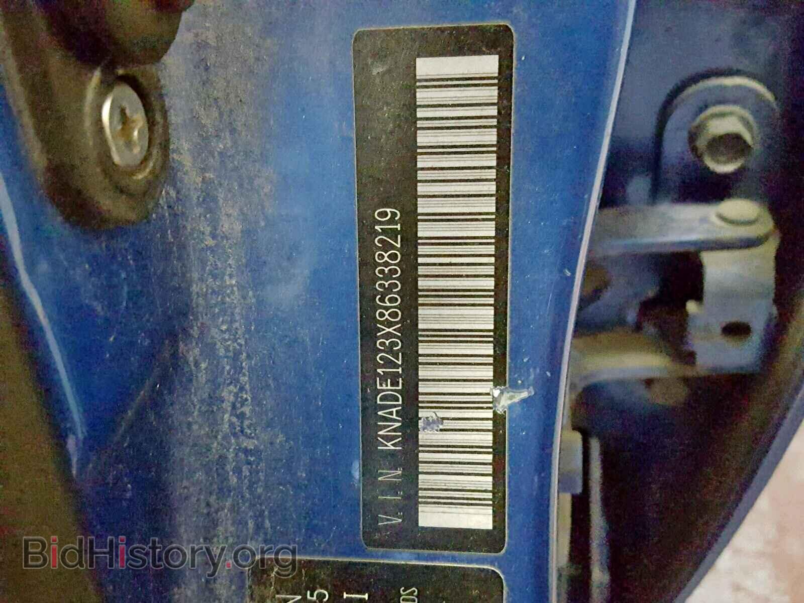 2008 KIA RIO BASE - VIN: KNADE123X86338219 - Фото 10
