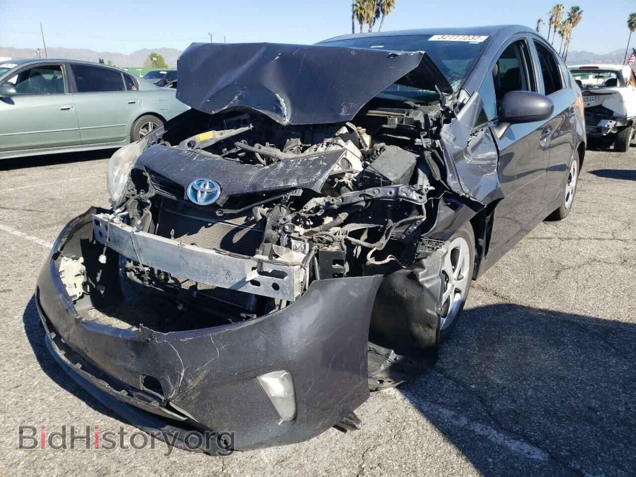 2014 TOYOTA PRIUS - VIN: JTDKN3DU3E0358094 - Фото 2