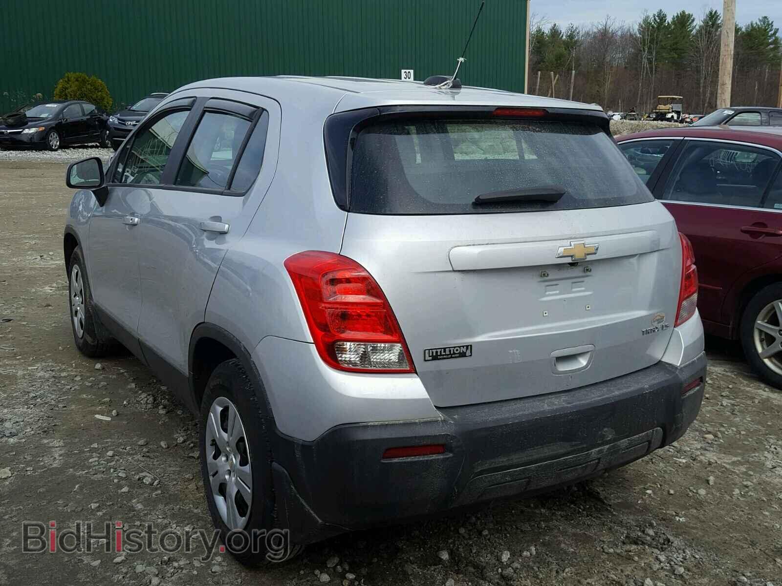 2016 CHEVROLET TRAX - VIN: 3GNCJKSB6GL128039 - Фото 3