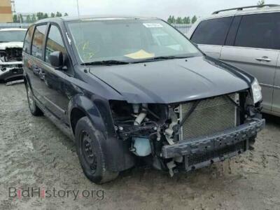 2010 Dodge CARAVAN Grand Cara, черный — VIN 2D4RN4DE7AR277440, Copart