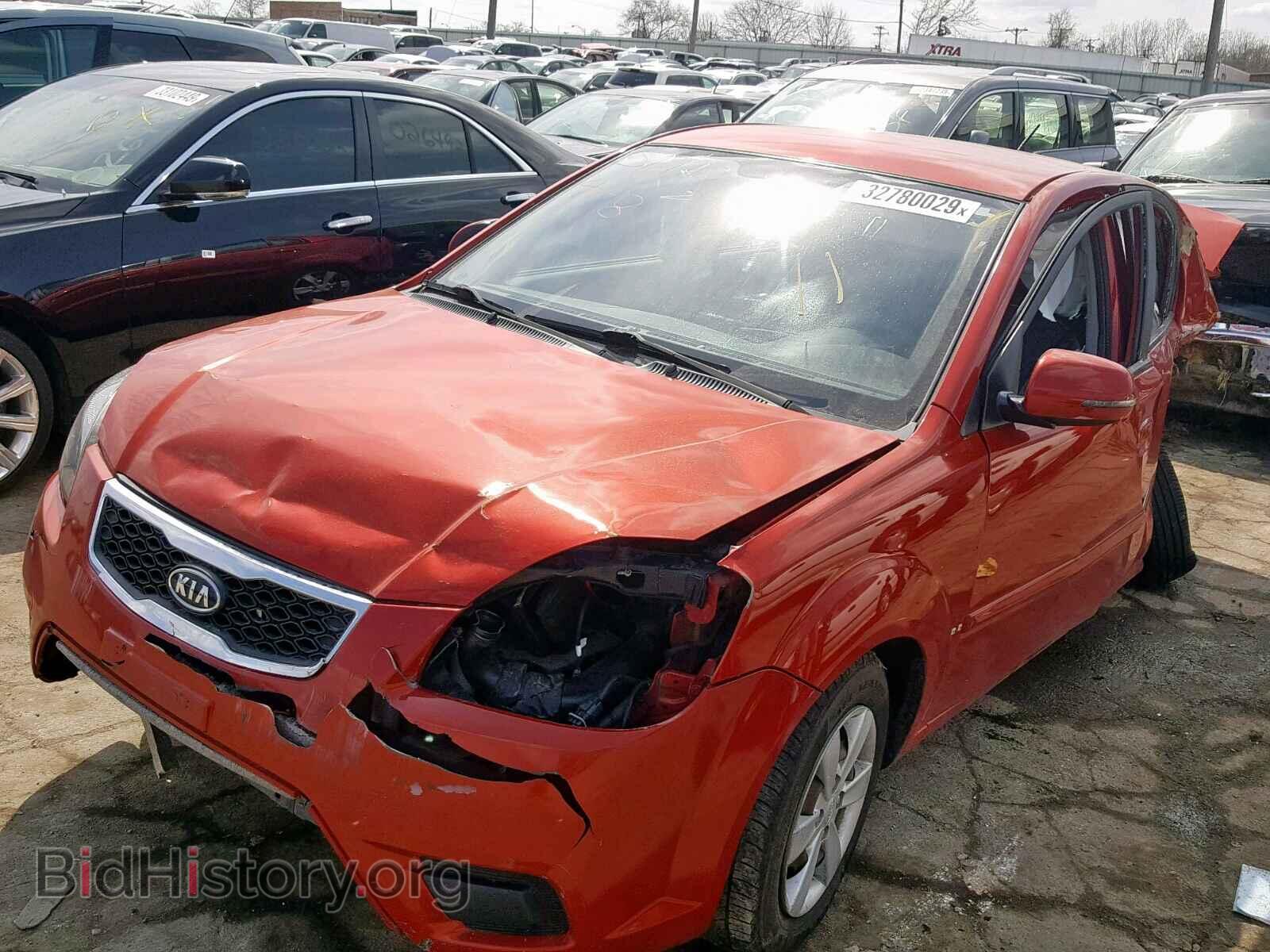 2011 KIA RIO BASE - VIN: KNADH4A30B6925479 - Фото 2