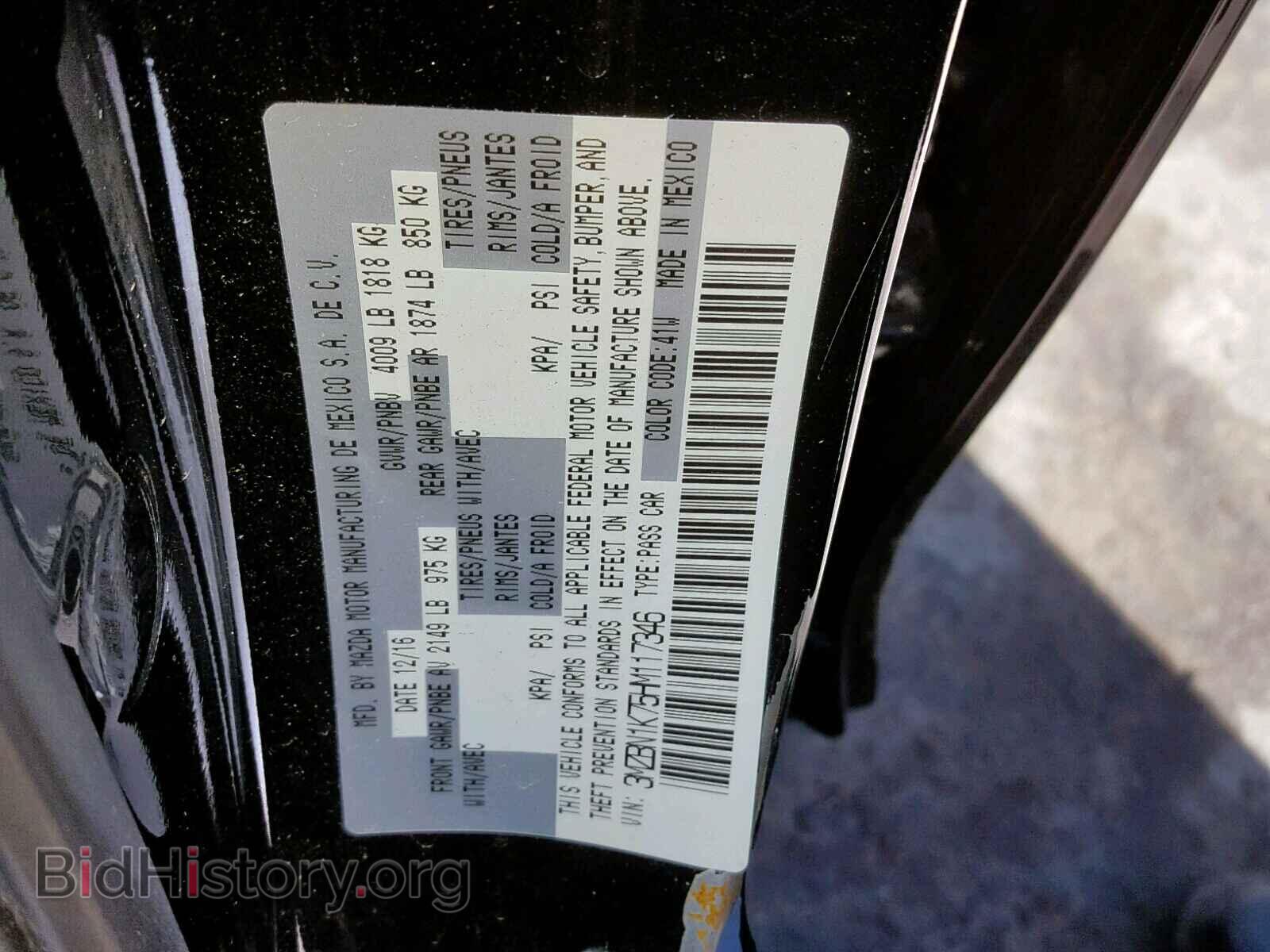 2017 MAZDA 3 - VIN: 3MZBN1K75HM117346 - Фото 10