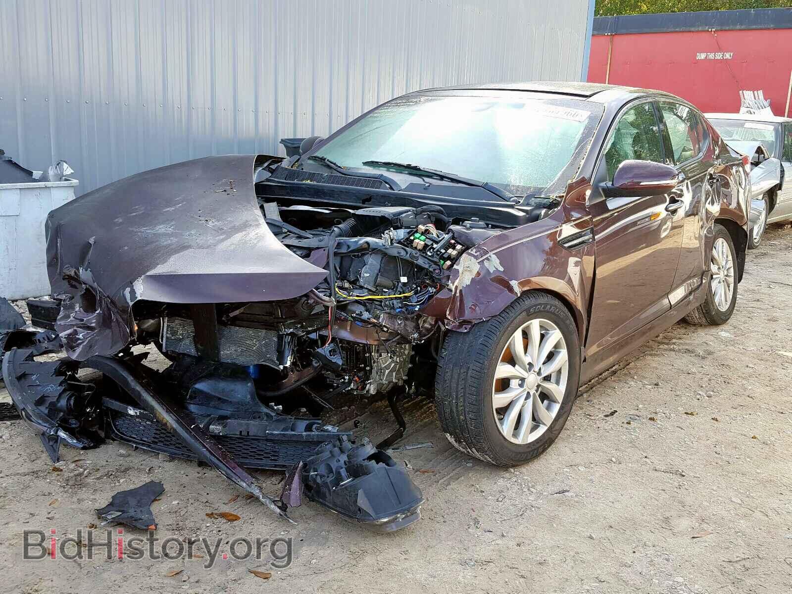 2014 KIA OPTIMA - VIN: 5XXGN4A76EG295291 - Фото 2