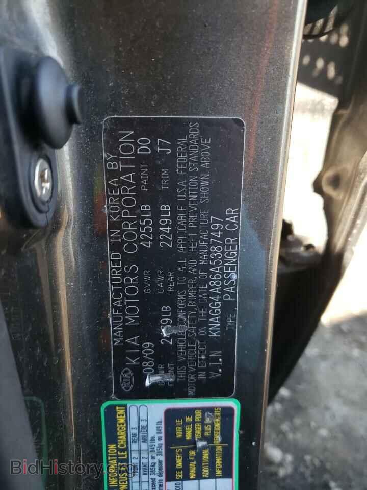 2010 KIA OPTIMA - VIN: KNAGG4A86A5387497 - Фото 10