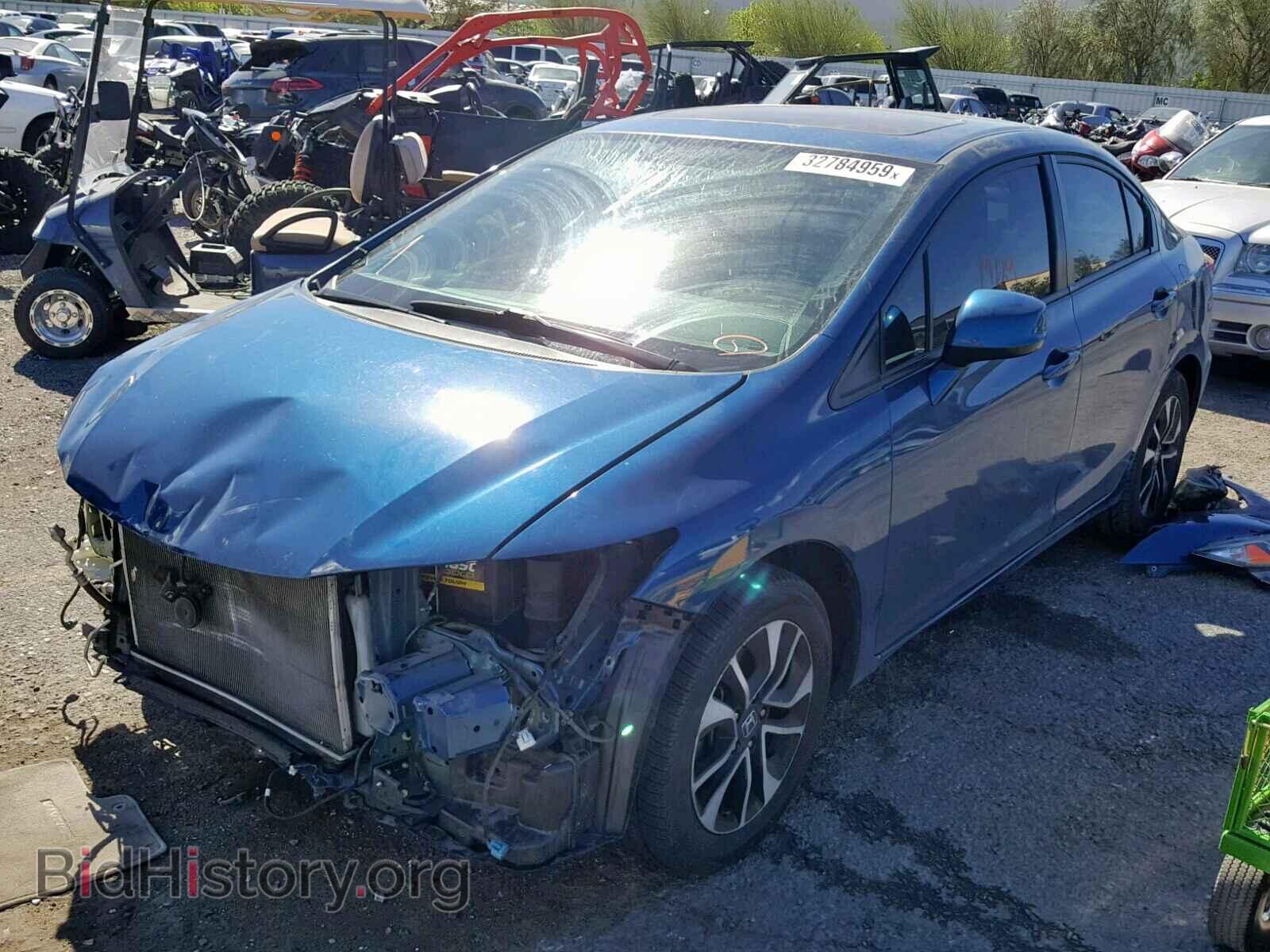 2013 HONDA CIVIC - VIN: 2HGFB2F84DH516412 - Фото 2