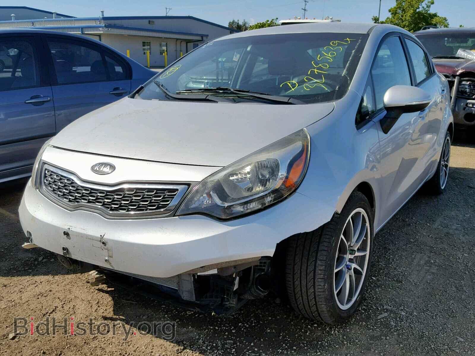 2013 KIA RIO - VIN: KNADN4A31D6104970 - Фото 2