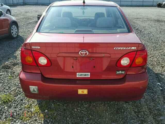 2003 TOYOTA COROLLA - VIN: 2T1BR32E63C122008 - Фото 9