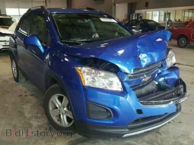 2015 Chevrolet TRAX Trax 1LT, синий — VIN KL7CJLSB2FB237755, Copart