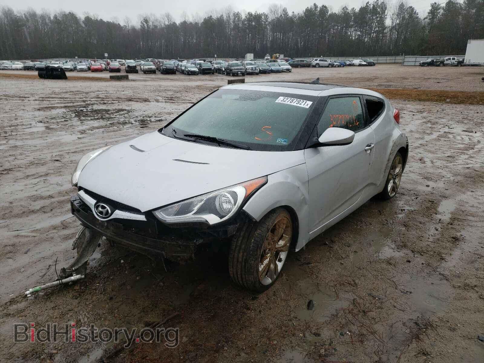2012 HYUNDAI VELOSTER - VIN: KMHTC6AD8CU078513 - Фото 2