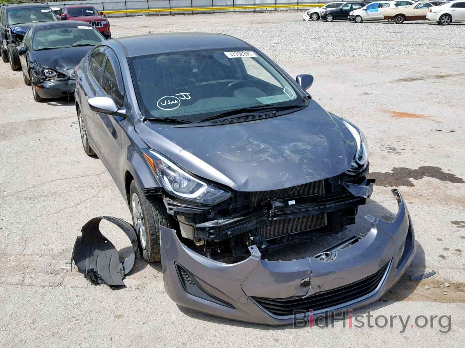 Фотография KMHDH4AE7GU636585 - HYUNDAI ELANTRA 2016