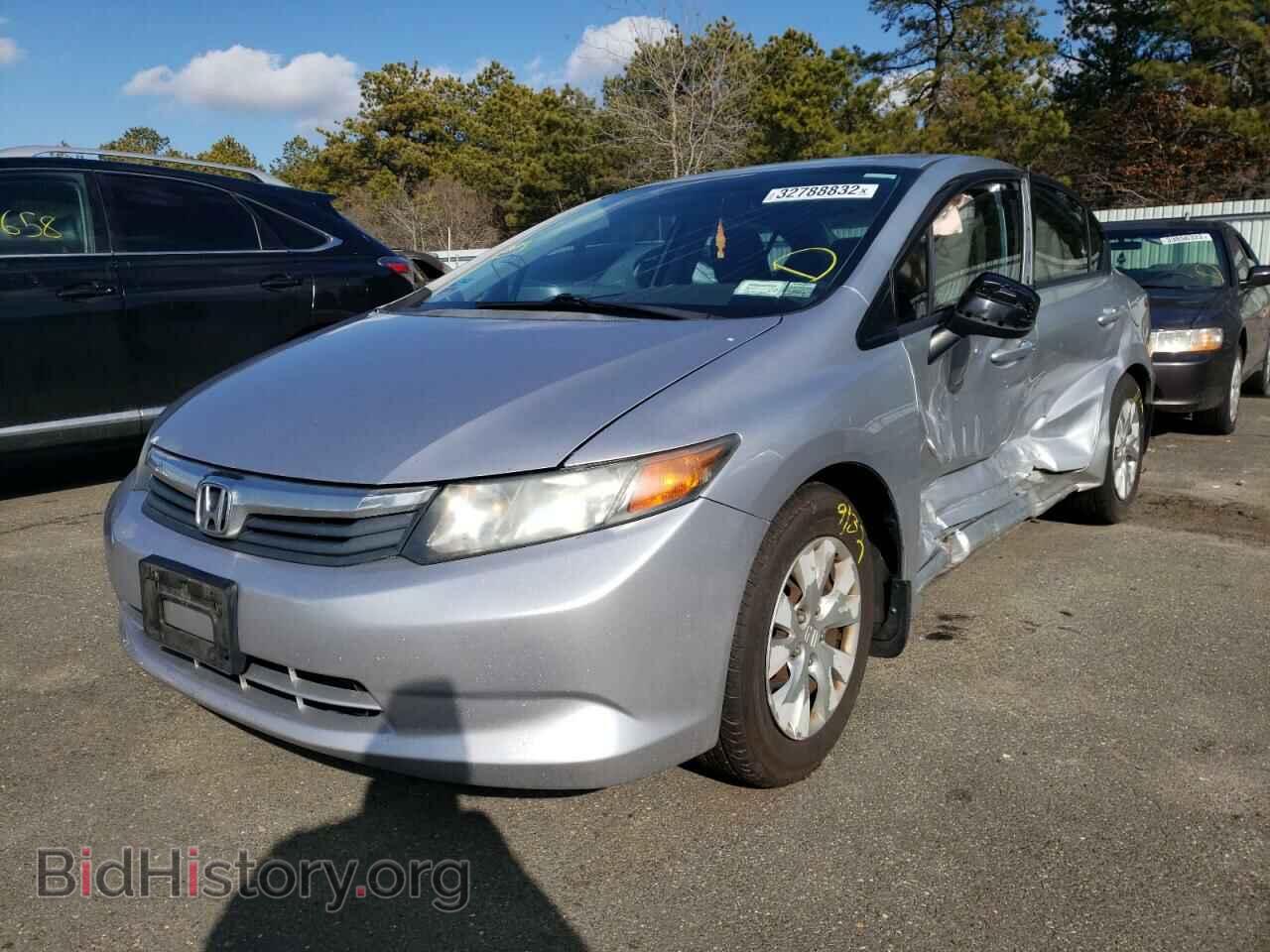 2012 HONDA CIVIC - VIN: 2HGFB2F5XCH331138 - Фото 2