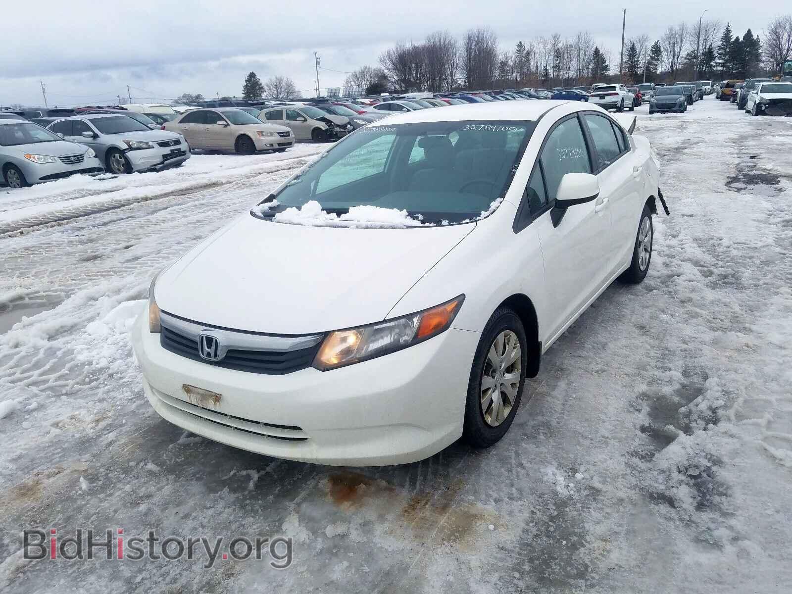 2012 HONDA CIVIC - VIN: 2HGFB2F49CH027354 - Фото 2