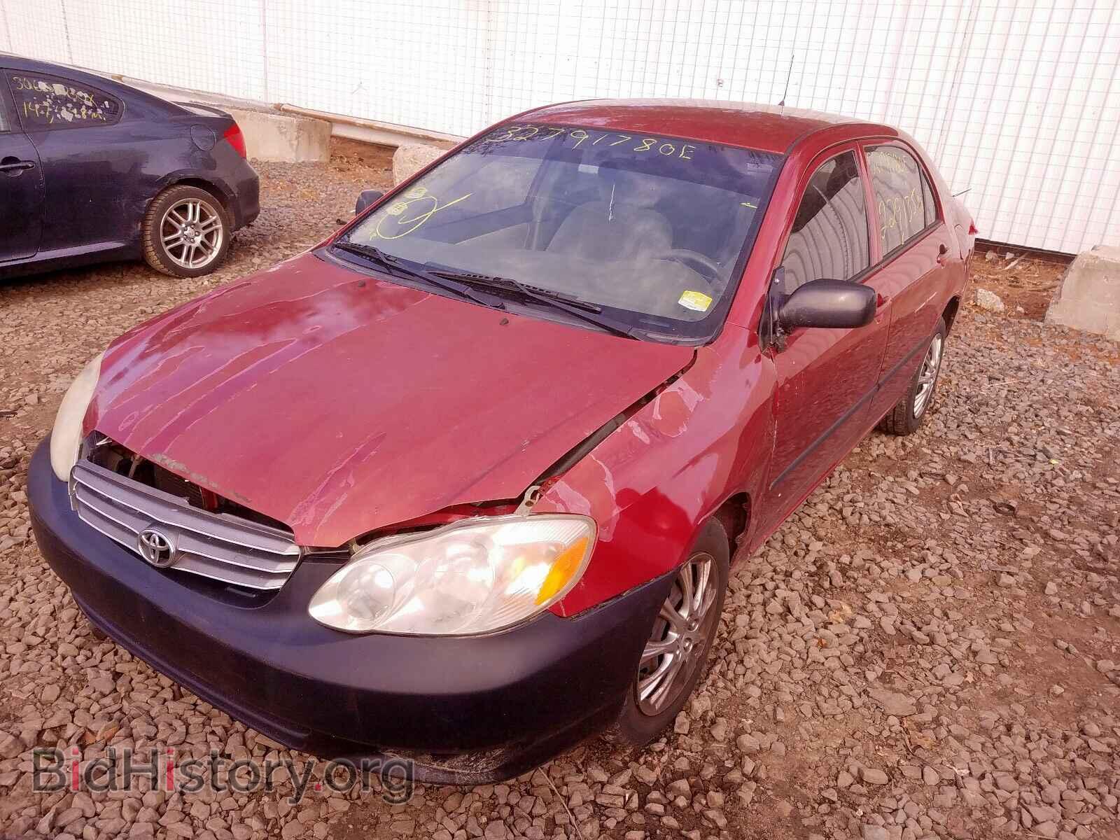 2003 TOYOTA COROLLA - VIN: 2T1BR32E83C164504 - Фото 2