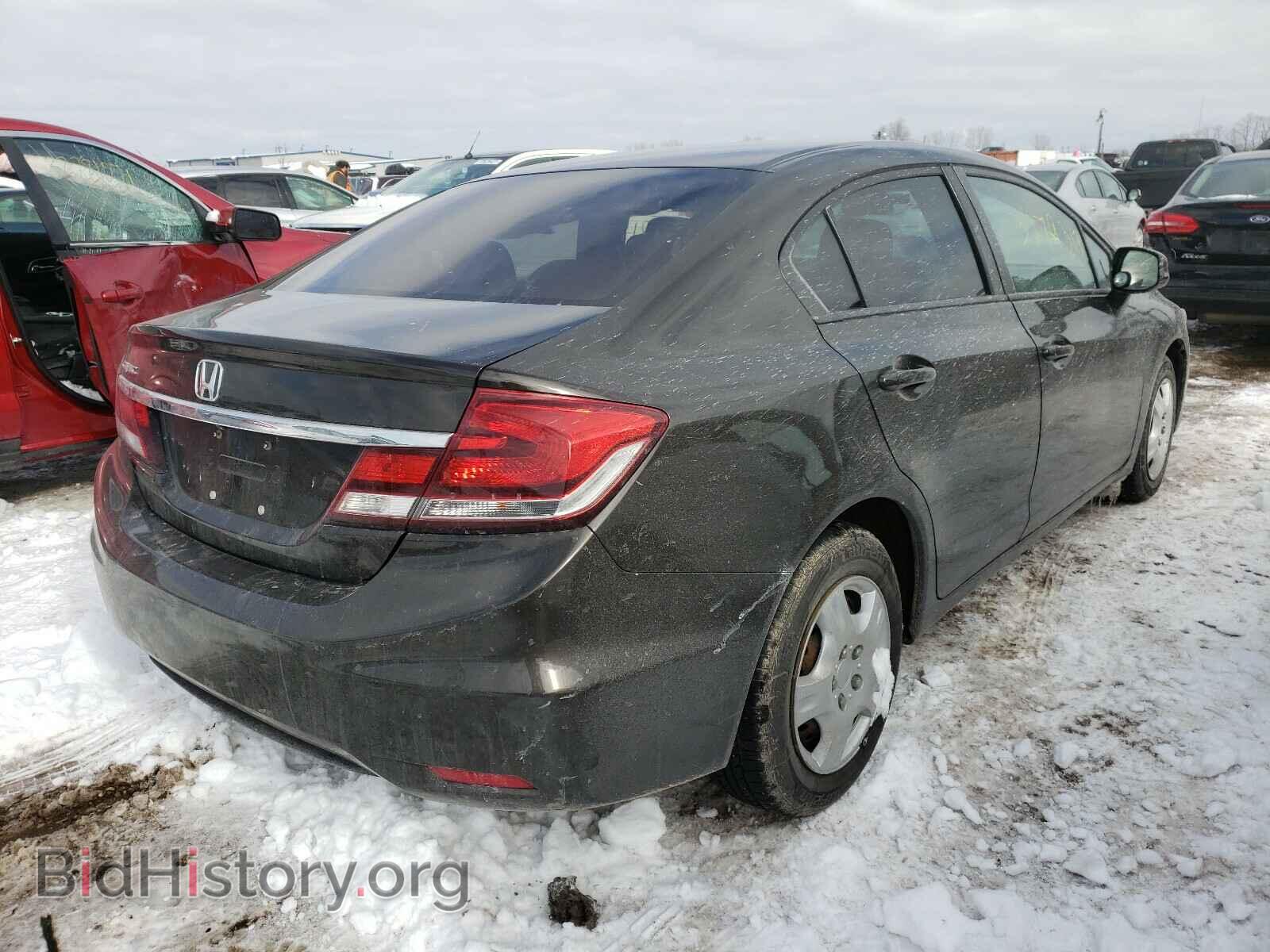 2013 HONDA CIVIC - VIN: 19XFB2E59DE011919 - Фото 4