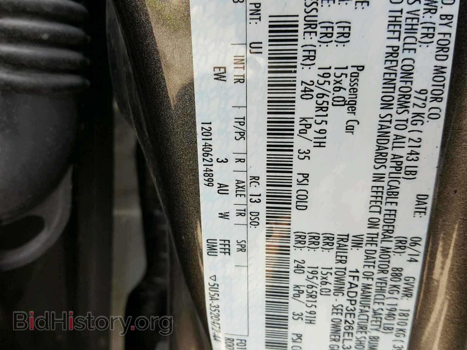 2014 FORD FOCUS - VIN: 1FADP3E26EL344503 - Photo 10