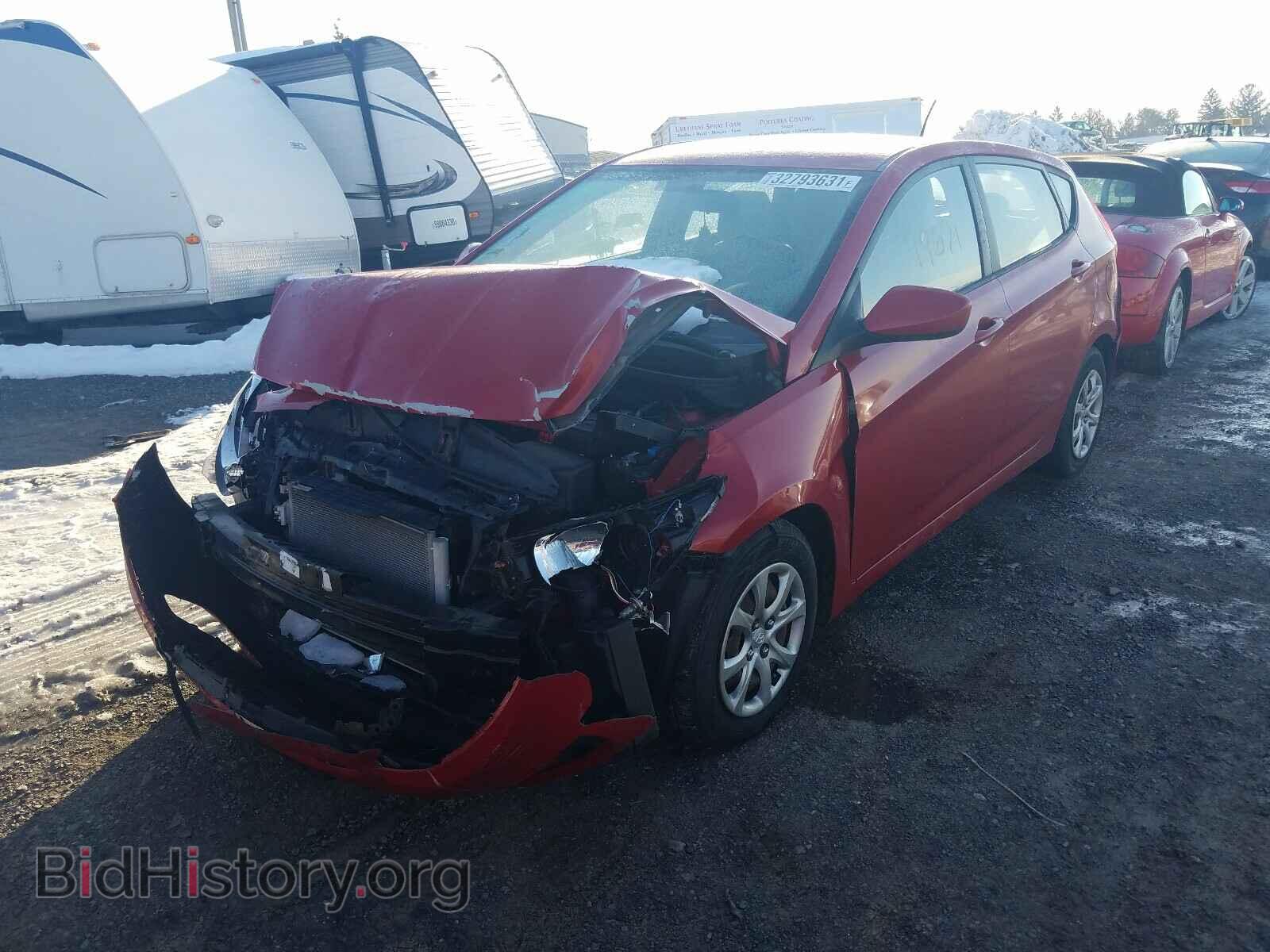 2012 HYUNDAI ACCENT - VIN: KMHCT5AE1CU007527 - Фото 2