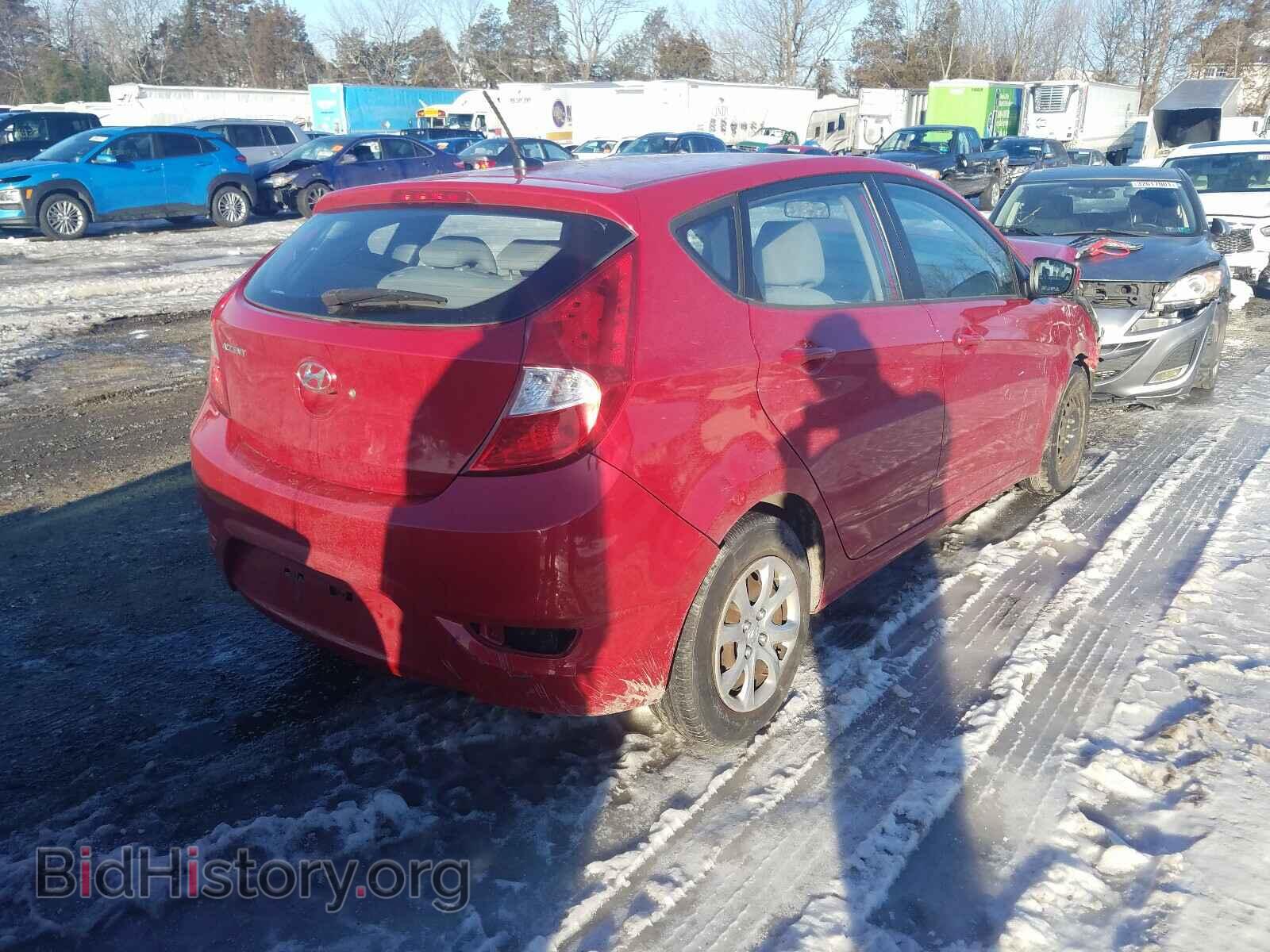 2012 HYUNDAI ACCENT - VIN: KMHCT5AE1CU007527 - Фото 4