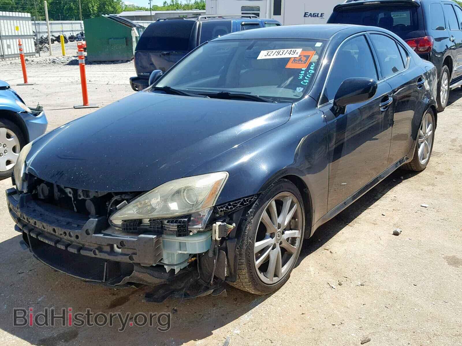 2007 LEXUS IS - VIN: JTHBE262572012429 - Фото 2