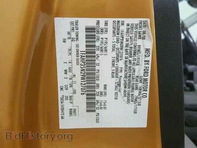 2009 FORD FOCUS - VIN: 1FAHP35N29W127076 - Фото 10