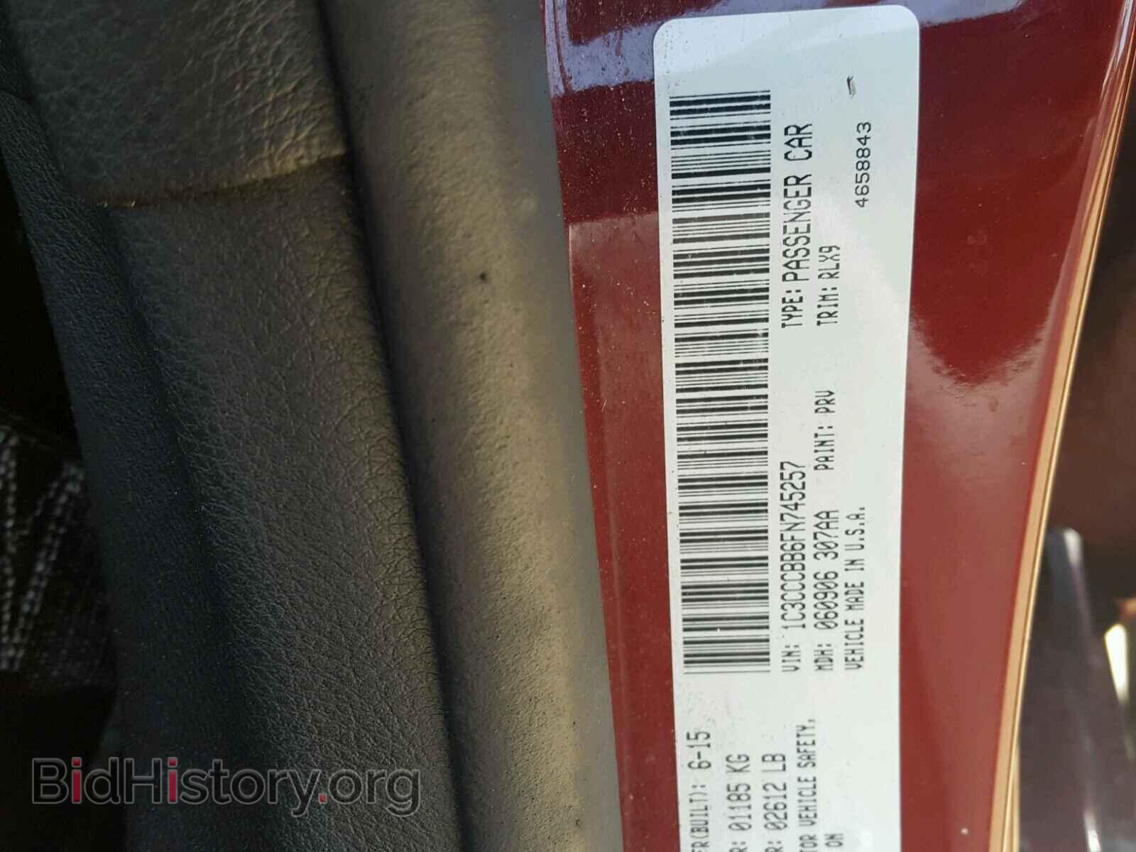 2015 CHRYSLER 200 - VIN: 1C3CCCBB6FN745257 - Photo 10