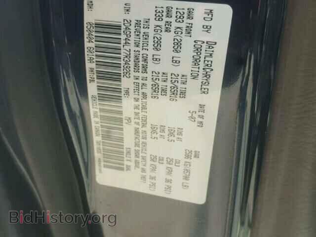 2007 DODGE CARAVAN - VIN: 2D4GP44L77R349262 - Фото 10