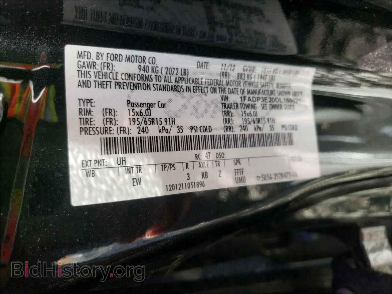 2013 FORD FOCUS - VIN: 1FADP3E20DL188621 - Photo 10