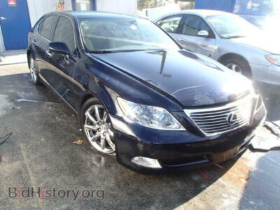 2007 Lexus LS460 LS 460, blue — VIN JTHBL46F475032335, Copart