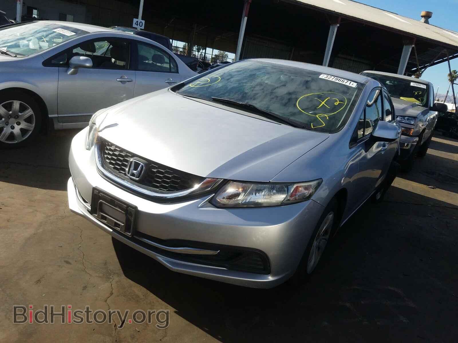 2013 HONDA CIVIC - VIN: 2HGFB2F51DH568957 - Фото 2
