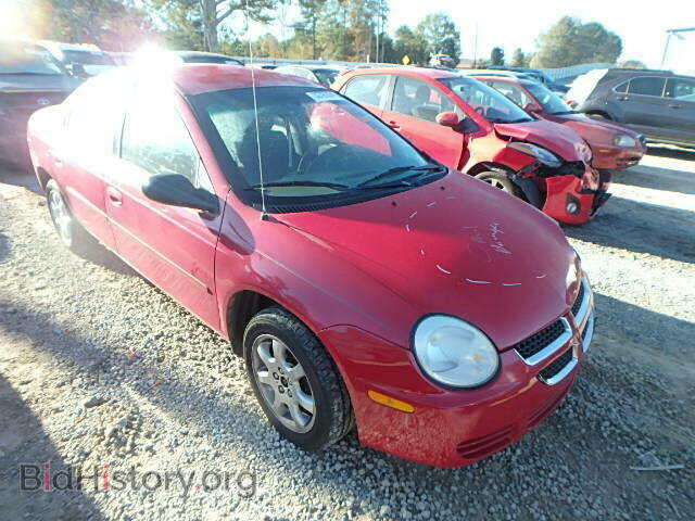 Photo 1B3ES56C25D245284 - DODGE NEON 2005