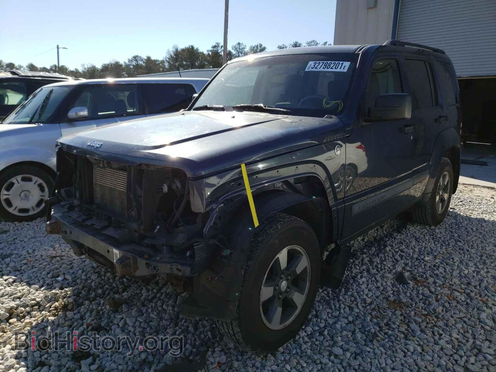 2008 JEEP LIBERTY - VIN: 1J8GN28K48W152494 - Фото 2