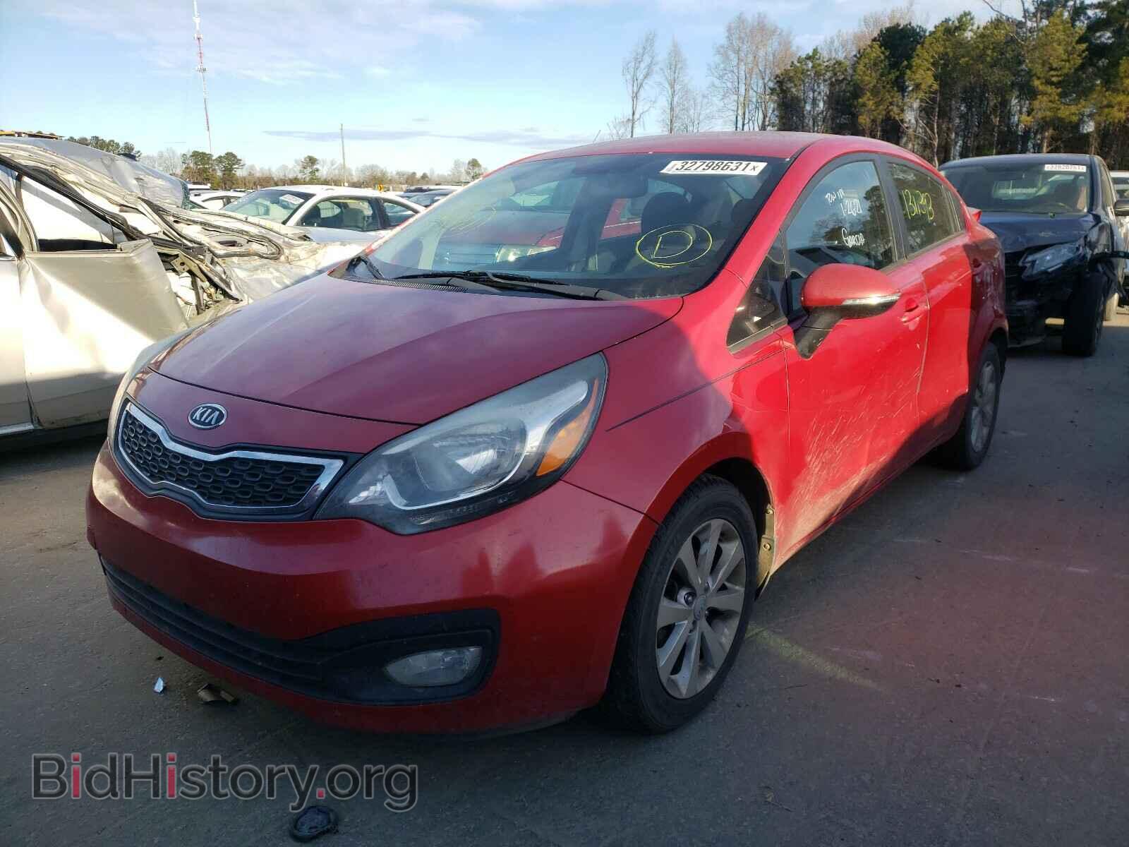 2012 KIA RIO - VIN: KNADN4A39C6047173 - Фото 2