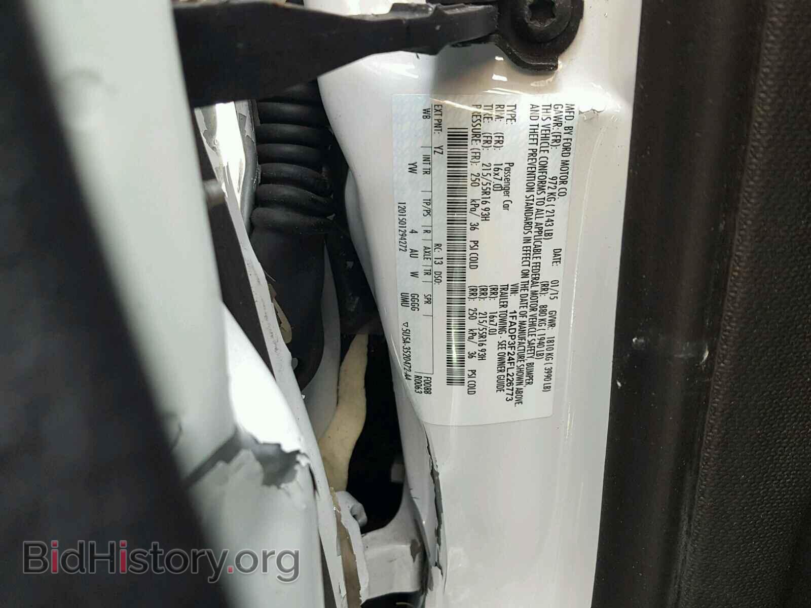 2015 FORD FOCUS - VIN: 1FADP3F24FL226773 - Фото 10