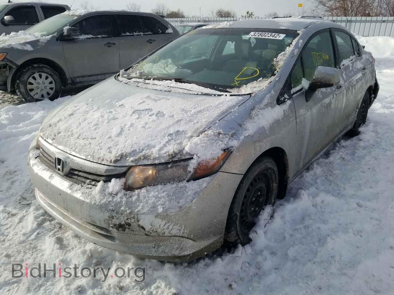 2012 HONDA CIVIC - VIN: 2HGFB2F47CH100236 - Фото 2