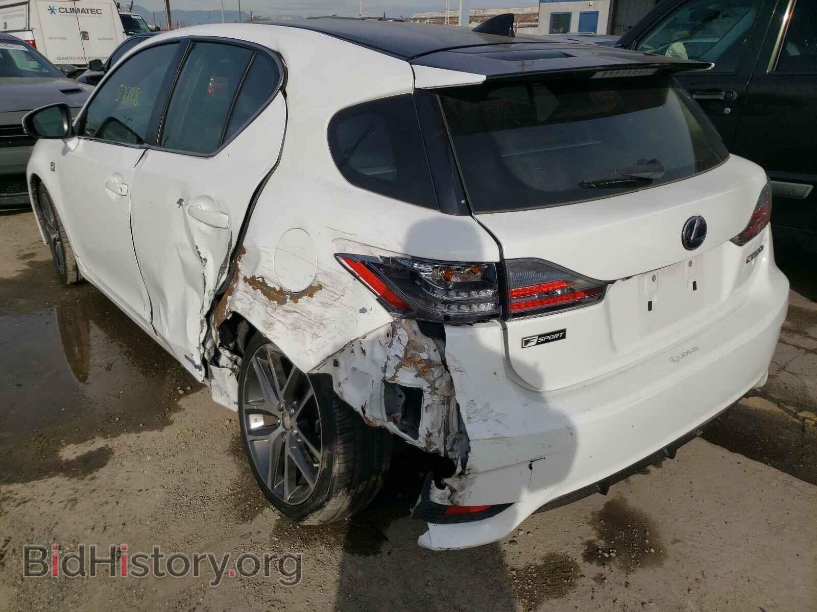 2016 LEXUS CT 200 - VIN: JTHKD5BH2G2267442 - Фото 3